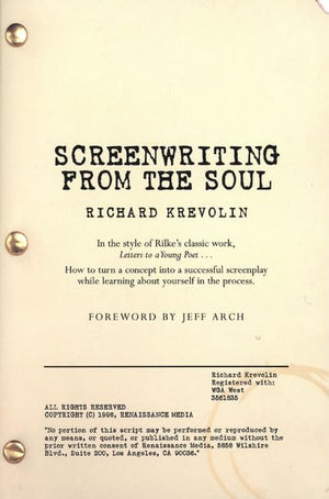 Screenwriting From the Soul: Letters to an Aspiring Screenwriter,Used