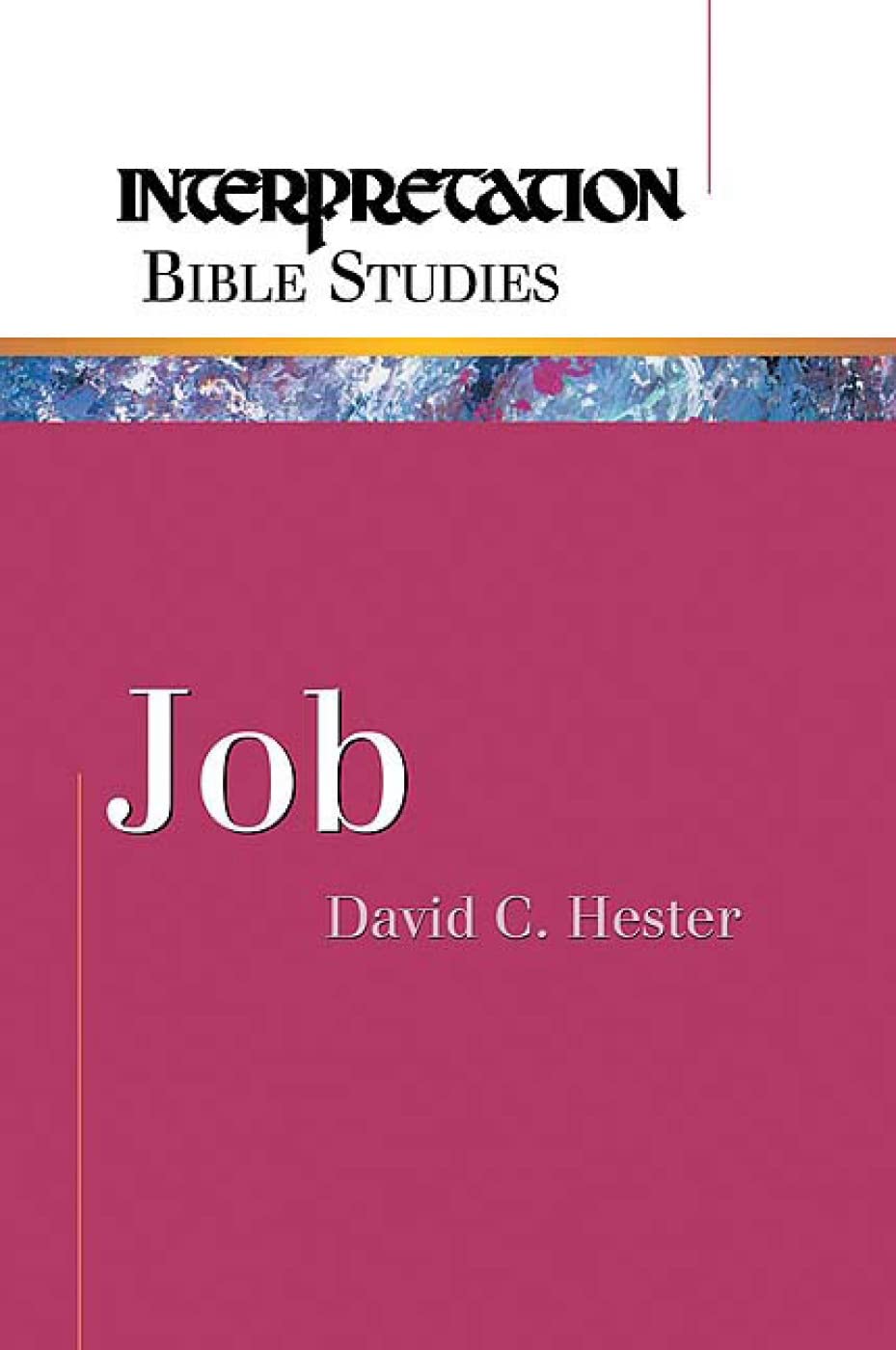 Job (Interpretation Bible Studies),New