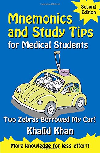 Mnemonics And Study Tips For Medical Students, Two Zebras Borrowed My Car (A Hodder Arnold Publication)