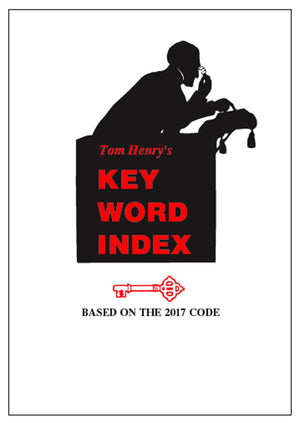2017 Key Word Index by Tom Henry,Used