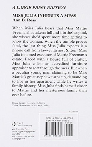 Miss Julia Inherits a Mess (Thorndike Press Large Print Core Series),Used