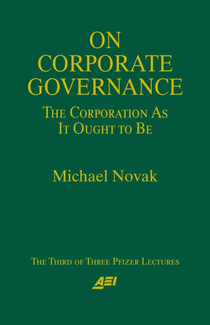 On Corporate Governance (Pfizer Lecture Series),New