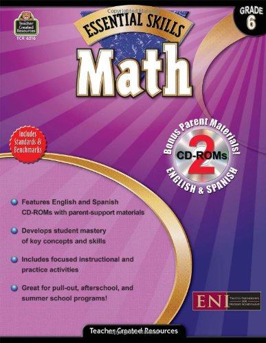 Essential Skills Math! Grade 6,Used