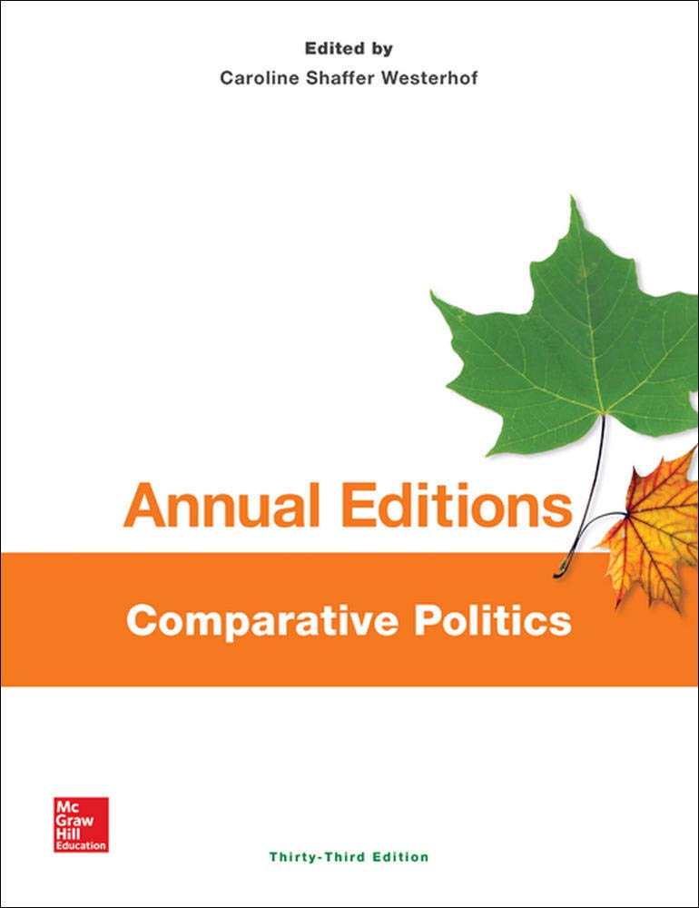 Annual Editions: Comparative Politics, 33/e,Used