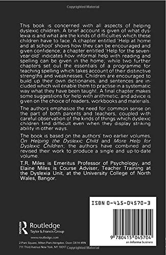Help for Dyslexic Children,Used