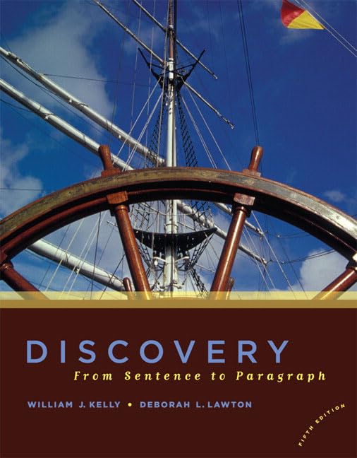 Discovery: From Sentence to Paragraph (5th Edition),Used