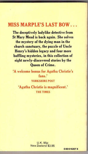 Miss Marple's Final Cases and Others,Used