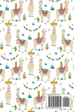 Address Book: For Contacts, Addresses, Phone, Email, Note,Emergency Contacts,Alphabetical Index With Cute Llama Seamless Pattern,Used