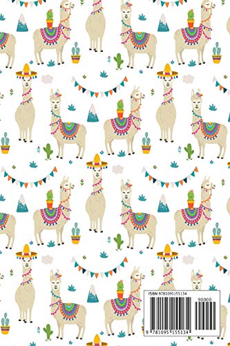 Address Book: For Contacts, Addresses, Phone, Email, Note,Emergency Contacts,Alphabetical Index With Cute Llama Seamless Pattern,Used