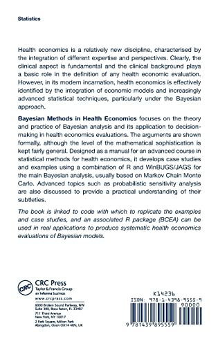 Bayesian Methods in Health Economics (Chapman & Hall/CRC Biostatistics Series),Used
