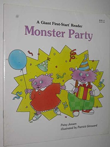 Monster Party (Giant FirstStart Reader Series),Used
