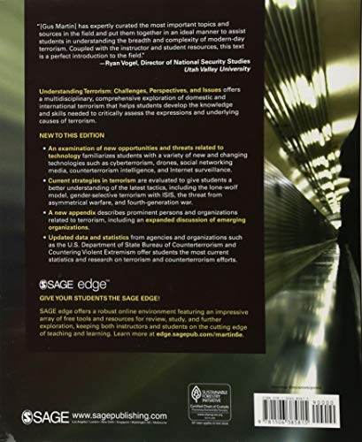 Understanding Terrorism: Challenges, Perspectives, and Issues (NULL),New