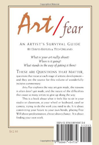 Art & Fear: Observations On The Perils (And Rewards) Of Artmaking,New