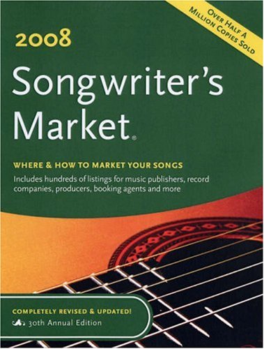 2008 Songwriter's Market 2008,Used