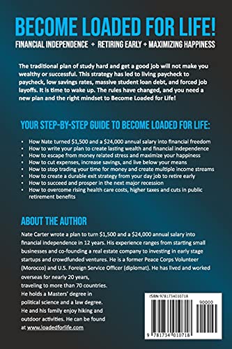 Become Loaded for Life:: Financial Independence, Retiring Early, Maximizing Happiness,Used