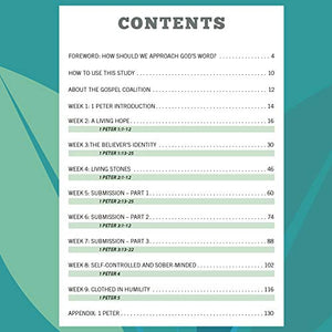 1 Peter: A Living Hope in Christ  Bible Study Book (The Gospel Coalition),New