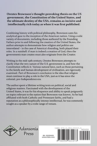 The American Republic: The US Government and Constitution; its Tendencies and Destiny,Used
