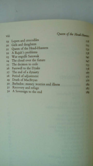 Queen of the headhunters: The autobiography of H. H. the Hon. Sylvia Lady Brooke, Ranee of Sarawak,Used