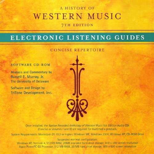 Electronic Listening Guides: Concise Repertoire: for A History of Western Music, Seventh Edition,Used