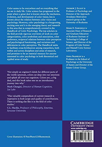 Handbook of Color Psychology (Cambridge Handbooks in Psychology),Used