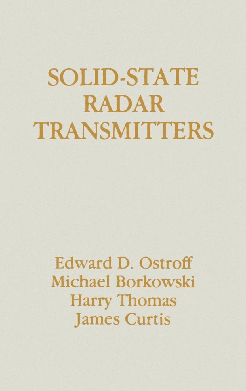 SolidState Radar Transmitters (Artech House Radar Library (Hardcover)),Used