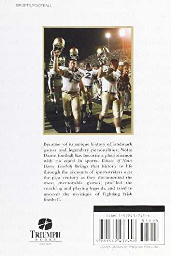Echoes of Notre Dame Football: The Greatest Stories Ever Told,Used