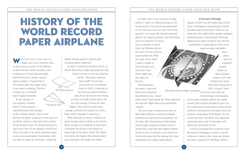The World Record Paper Airplane Book (Paper Airplanes),New
