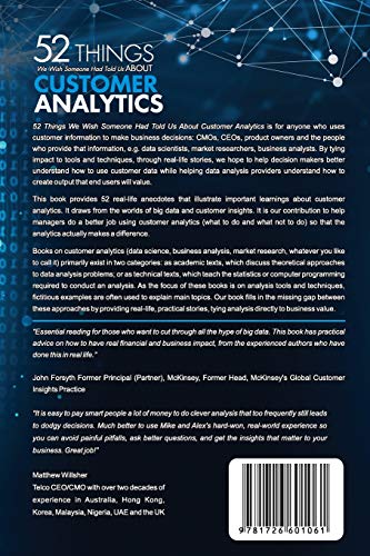 52 Things We Wish Someone Had Told Us About Customer Analytics,Used