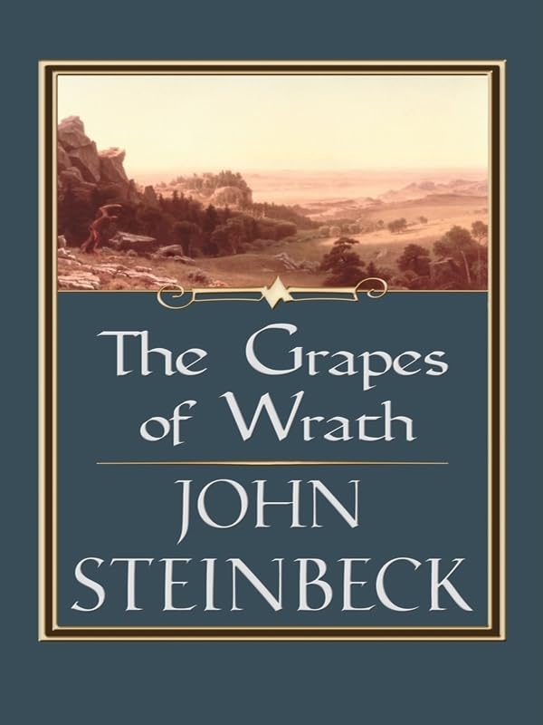 The Grapes of Wrath (Thorndike Press Large Print Famous Authors Series),Used