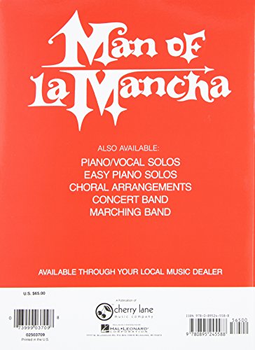 Man of La Mancha: Vocal Score,Used