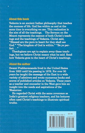 The Sermon on the Mount According to Vedanta,Used