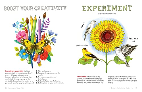 How to Journal Like an Artist: A Beginner's Guide to Keeping a Sketch Journal,Used