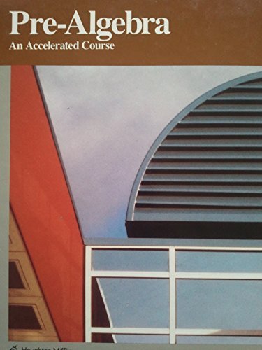 PreAlgebra: An Accelerated Course,Used