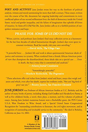 Some Of Us Did Not Die: New And Selected Essays (New And And Selected Essays),New