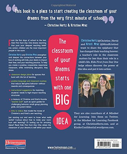 Kids First From Day One: A Teachers Guide To Todays Classroom,New