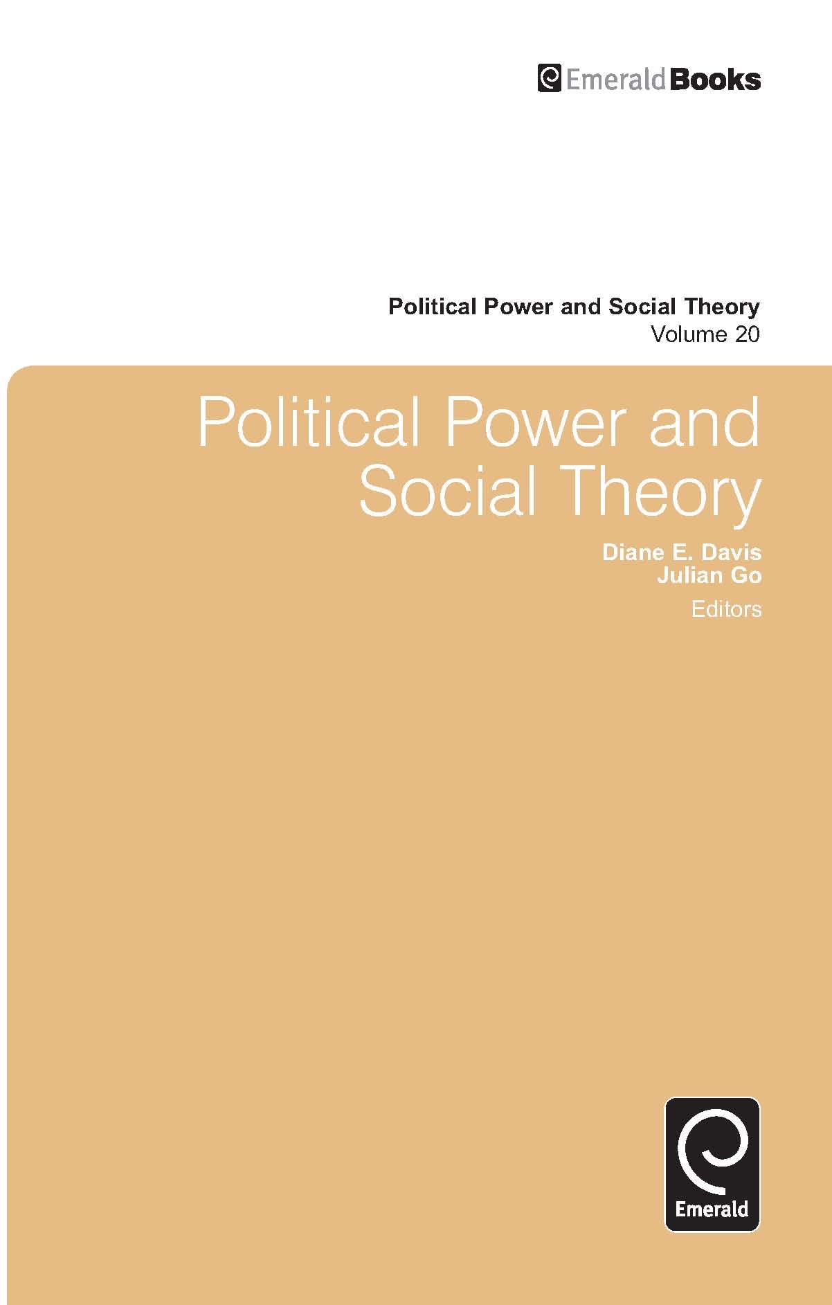Political Power and Social Theory (Political Power and Social Theory, 20),Used