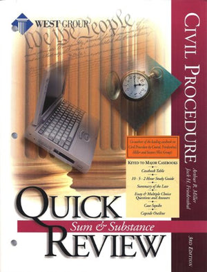 Civil Procedure: Quick Review,Used