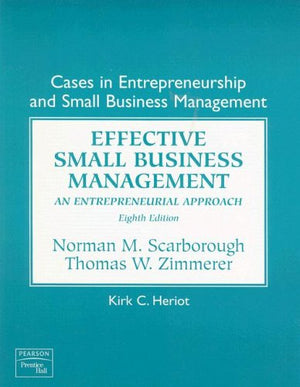 Cases In Entrepreneurship And Small Business Management,Used