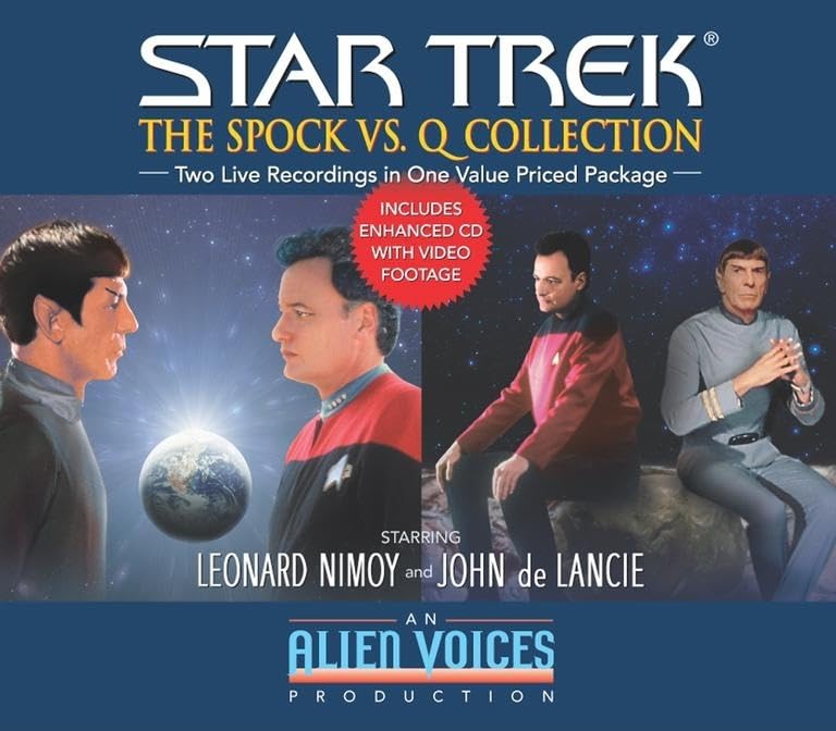 Spock vs. Q Gift Set (Star Trek (Unnumbered Audio)),Used