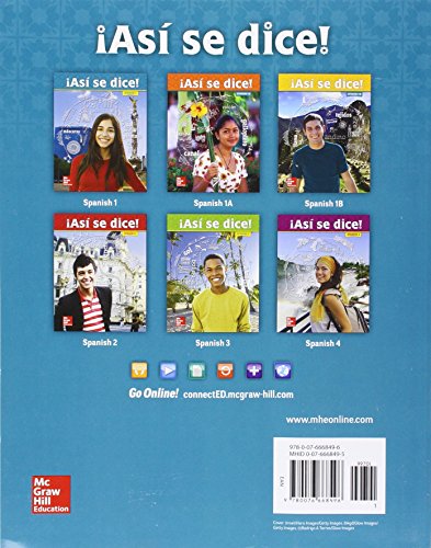 Asi Se Dice! Level 1, Workbook And Audio Activities (Spanish),New