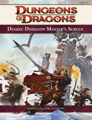 Deluxe Dungeon Master'S Screen (4Th Edition D&D),New