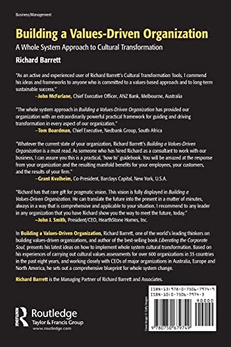 Building a ValuesDriven Organization,New