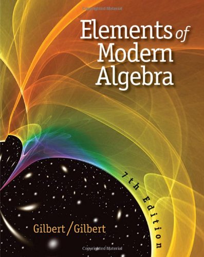 Elements of Modern Algebra,Used