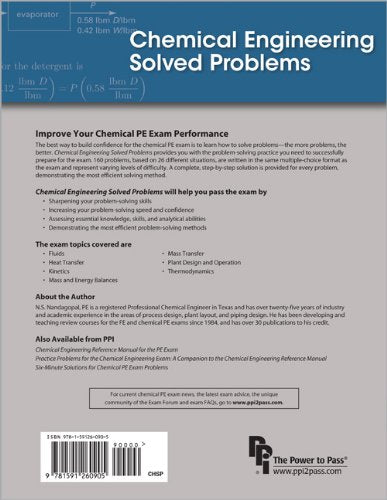 Chemical Engineering Solved Problems,Used