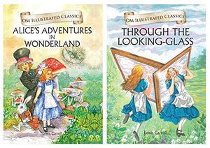 Om Illustrated Classics: Collection Of Lewis Carroll (Set Of 2) (Alice In Wonderland, Through The Looking Glass)
