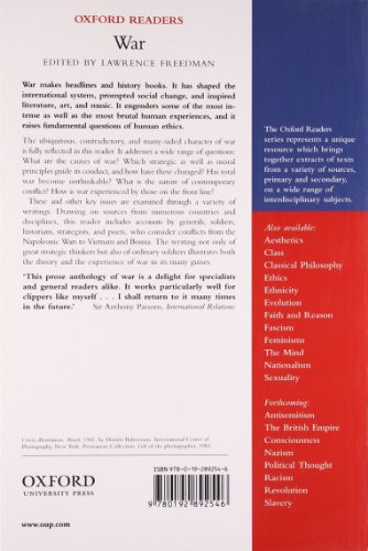 War (Oxford Readers),Used