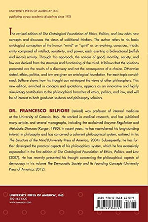 The Ontological Foundation of Ethics, Politics, and Law,Used
