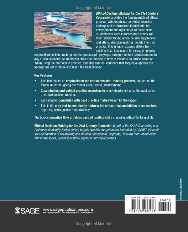 Ethical Decision Making for the 21st Century Counselor (Counseling and Professional Identity),Used