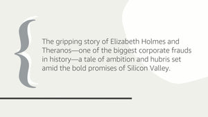 Bad Blood: Secrets And Lies In A Silicon Valley Startup,New