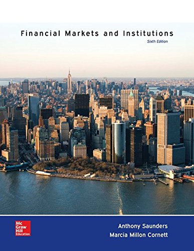 Financial Markets and Institutions with Connect Plus,Used